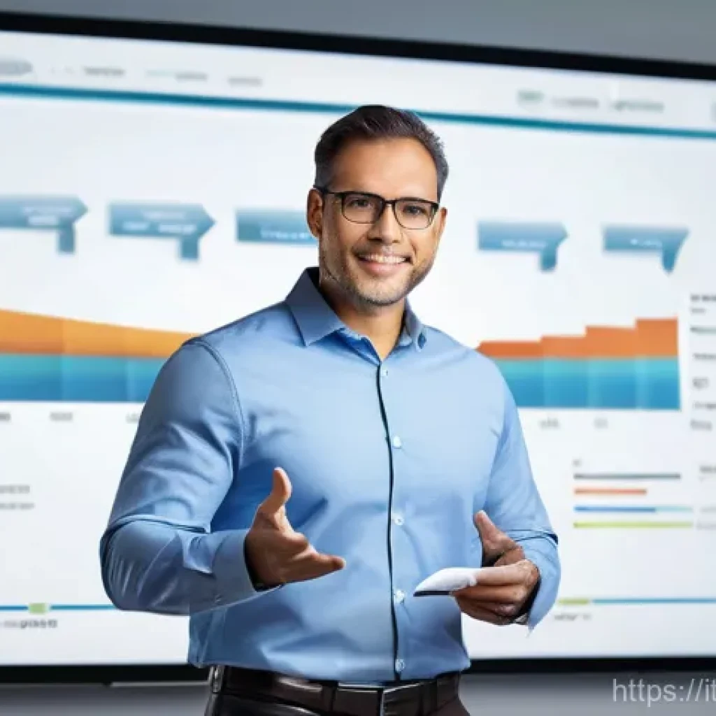 비즈니스 애널리스트 자격증 유효성 - **PMI-PBA Professional:** A poised male Business Analyst, early 40s, wearing a refined business casu...